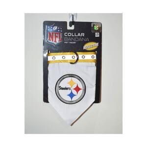 LG Pittsburgh Steelers Dog Collar Bandana